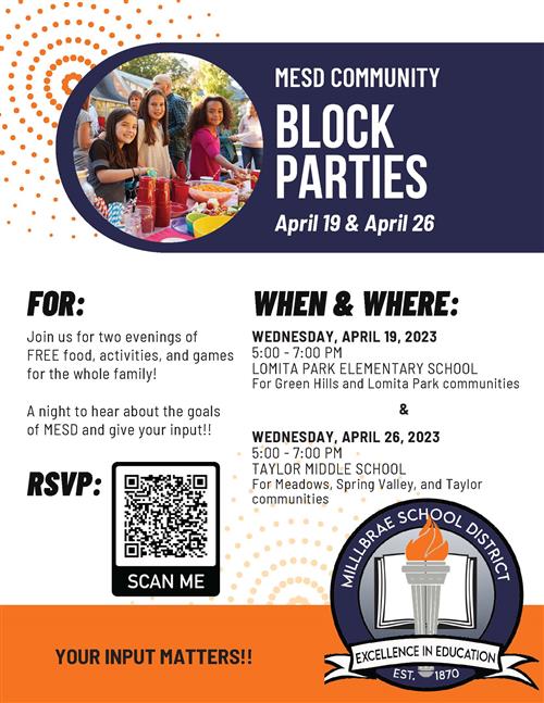 MESD Community Block Parties